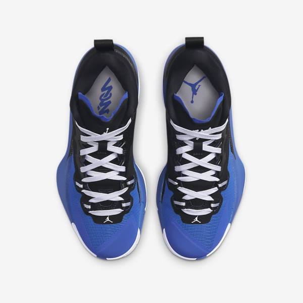 Kids' Nike Zion 1 Older Sneakers Black / Royal / White | NK194OXM