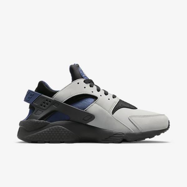 Men's Nike Air Huarache LE Sneakers Grey / Black / Navy | NK360HFV