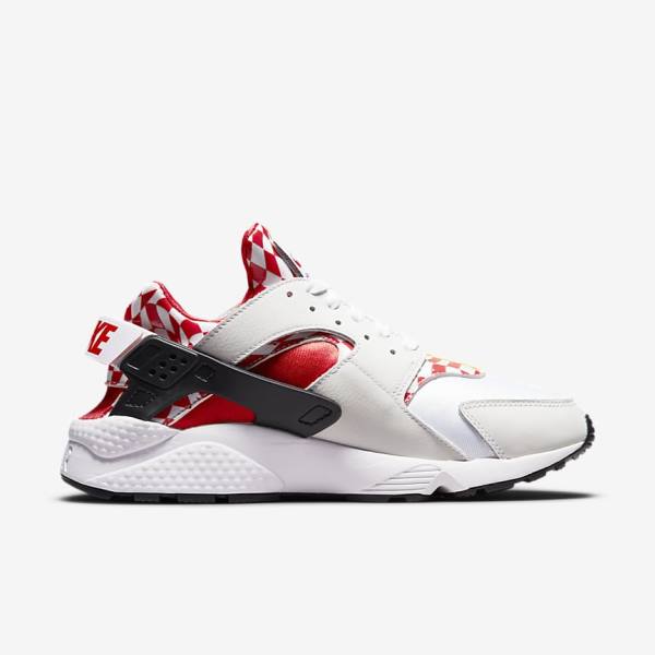 Men's Nike Air Huarache Premium Liverpool F.C. Sneakers White / Yellow / Red | NK586HRD