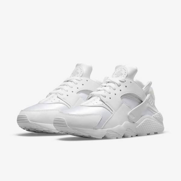 Men's Nike Air Huarache Sneakers White / Platinum | NK473UON