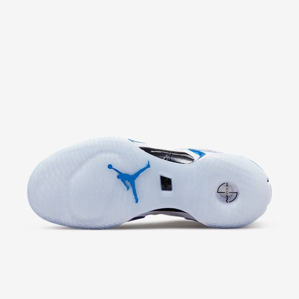 Men's Nike Air Jordan XXXVI Basketball Shoes White / Black / Blue | NK234ELT