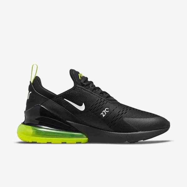 Men's Nike Air Max 270 Sneakers Black / Silver / White | NK785KWE