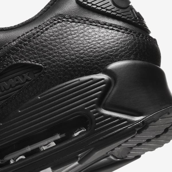 Men's Nike Air Max 90 LTR Sneakers Black | NK245PLS