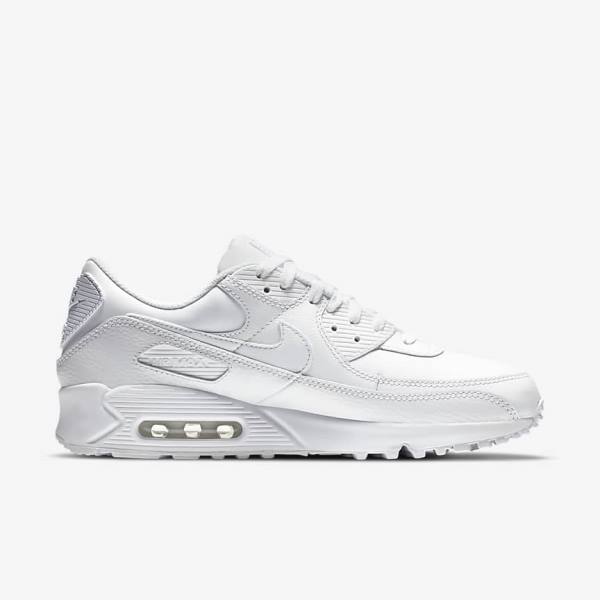 Men's Nike Air Max 90 LTR Sneakers White | NK891RJK