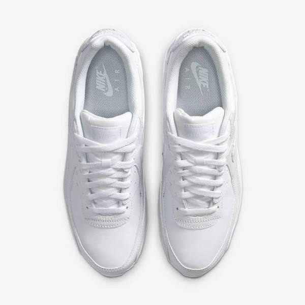 Men's Nike Air Max 90 LTR Sneakers White | NK891RJK