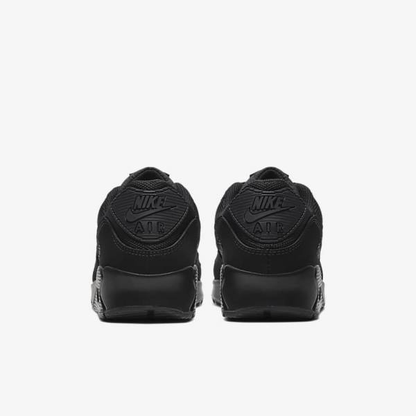 Men's Nike Air Max 90 Sneakers Black | NK497IAD