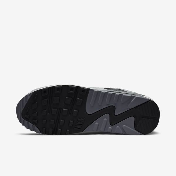 Men's Nike Air Max 90 Sneakers Dark Grey / Black | NK205WHC