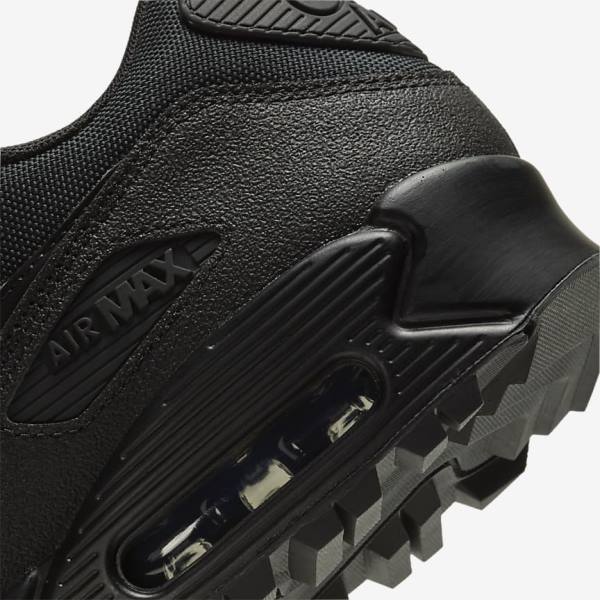 Men's Nike Air Max 90 Surplus Sneakers Black | NK093JBZ