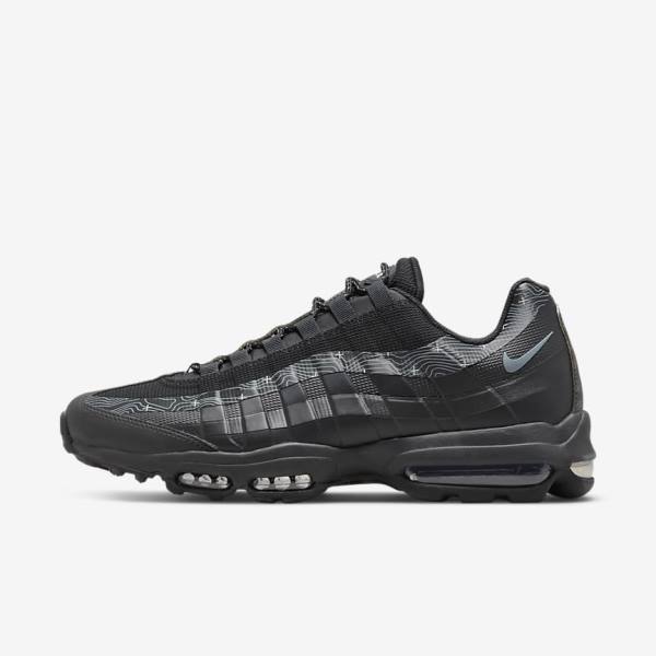 Men\'s Nike Air Max 95 UL Sneakers Black / Grey / White / Grey | NK021BXV