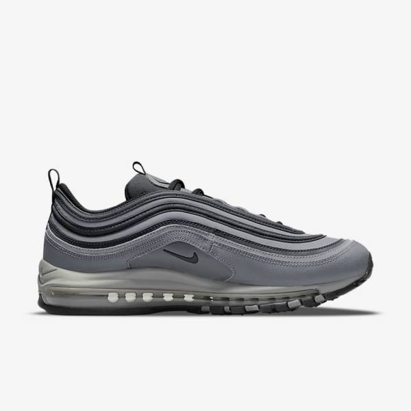 Men's Nike Air Max 97 Sneakers Grey / Dark Grey / Black | NK107OKD