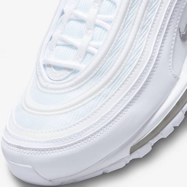 Men's Nike Air Max 97 Sneakers White / Black / Grey | NK054TFN