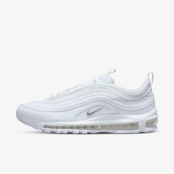 Men\'s Nike Air Max 97 Sneakers White / Black / Grey | NK054TFN