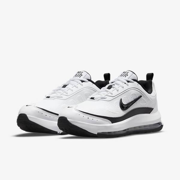 Men's Nike Air Max AP Sneakers White / Light Red / Black | NK437SLK