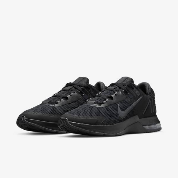 Men's Nike Air Max Alpha Trainer 4 Training Shoes Black / Dark Grey | NK807HAX