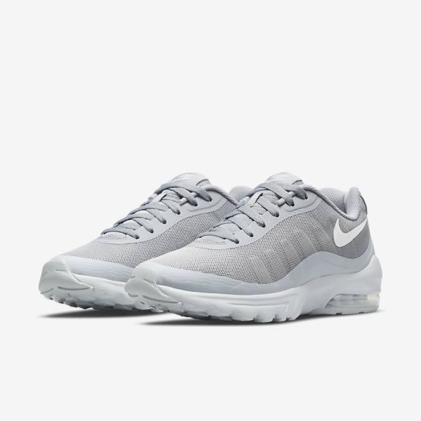 Men's Nike Air Max Invigor Sneakers Grey / White | NK604VAR