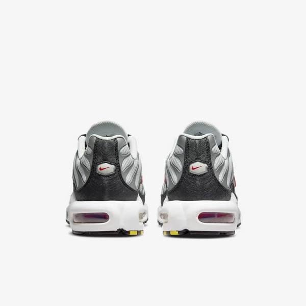 Men's Nike Air Max Plus Sneakers Grey / Black / Red | NK642RUV