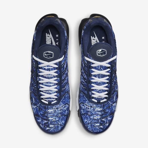 Men's Nike Air Max Plus Sneakers Navy / White / Black / Navy | NK179OGX