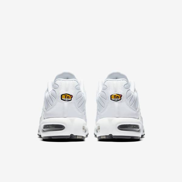 Men's Nike Air Max Plus Sneakers White / Black / Grey / White | NK082YOH