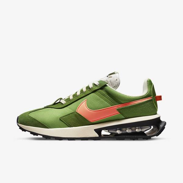 Men\'s Nike Air Max Pre-Day LX Sneakers Green / Orange | NK835ZLS