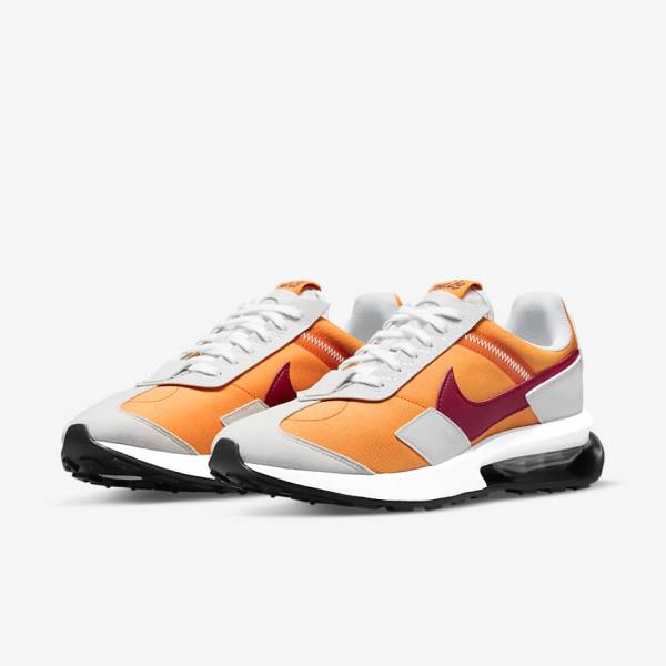 Men's Nike Air Max Pre-Day Sneakers White / Burgundy | NK260JAQ