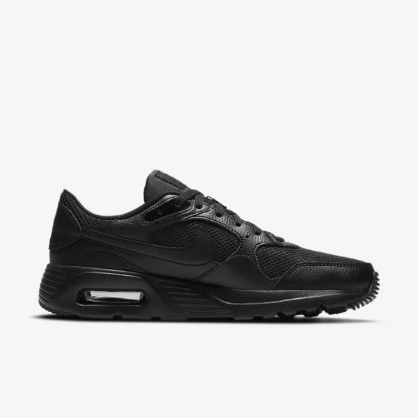 Men's Nike Air Max SC Sneakers Black | NK067OYR