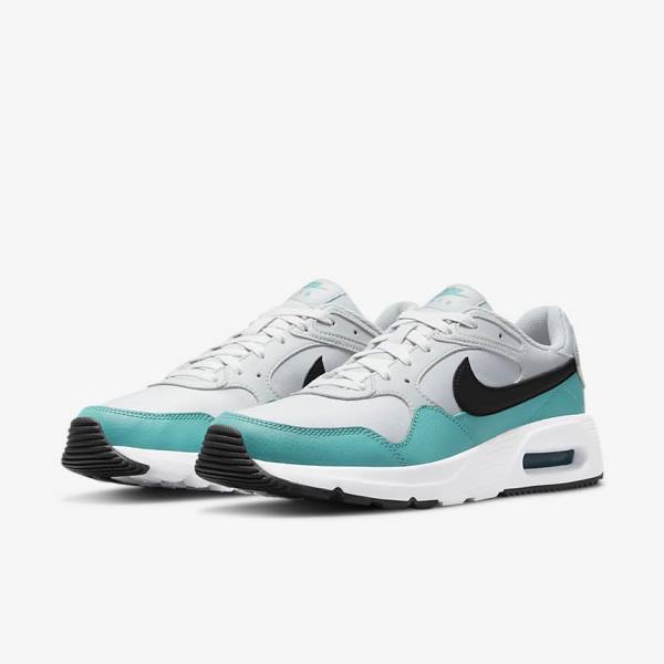 Men's Nike Air Max SC Sneakers Turquoise / White / Black | NK276NTU