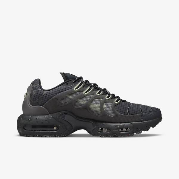 Men's Nike Air Max Terrascape Plus Sneakers Black / Dark Grey / Light Green | NK935XNK