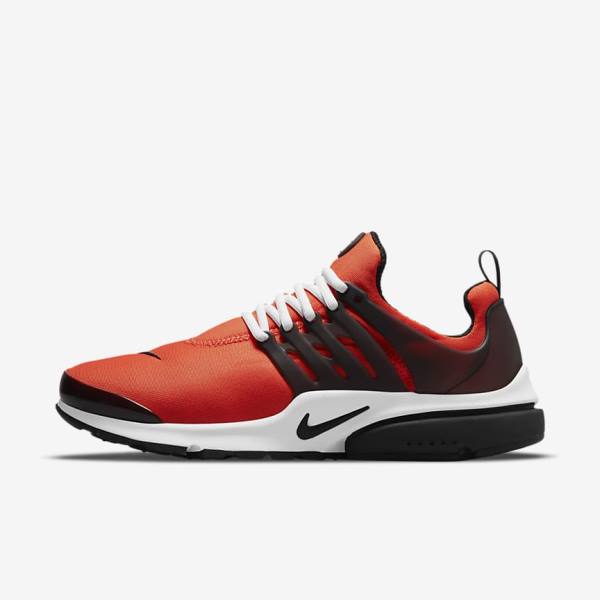 Men\'s Nike Air Presto Sneakers Orange / White / Black | NK832RSN