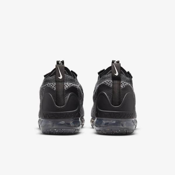 Men's Nike Air VaporMax 2021 FK Sneakers Black / White / Dark Grey / Black | NK042ESQ