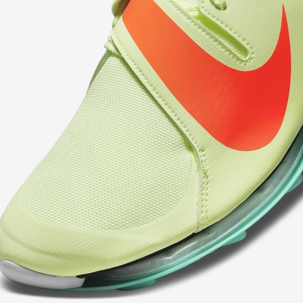 Men's Nike Air Zoom LJ Elite Athletics Jumping Spikes Running Shoes Turquoise / Orange | NK845WSX