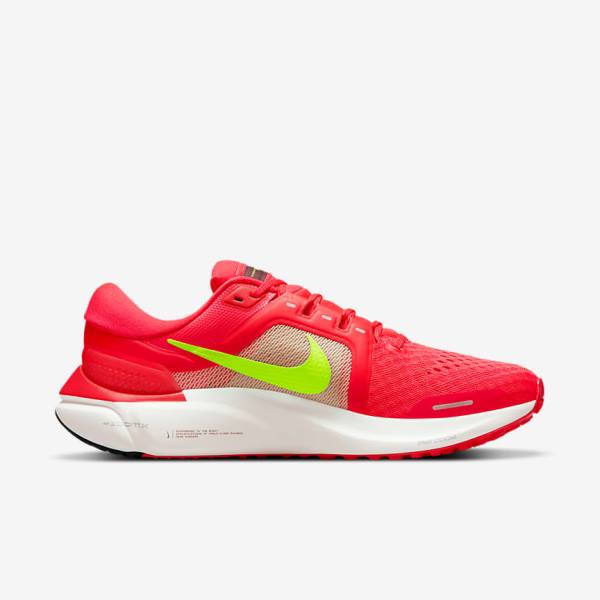 Men's Nike Air Zoom Vomero 16 Road Running Shoes Red / White | NK529PIQ