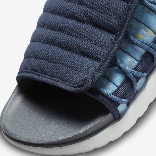 Men's Nike Asuna 2 Next Nature Slides Navy / Grey / Dark Grey / Navy | NK071CIY