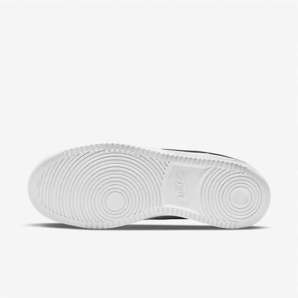 Men's Nike Court Vision Low Next Nature Sneakers White / Black | NK712QWT