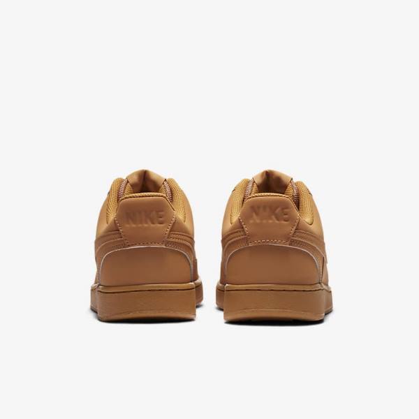 Men's Nike Court Vision Low Sneakers Brown | NK592SNL