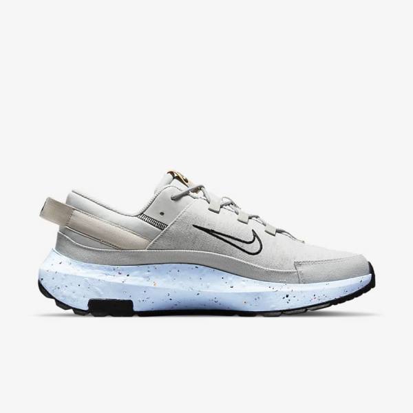 Men's Nike Crater Remixa Sneakers Grey / Blue / Light Beige / Black | NK341JZO