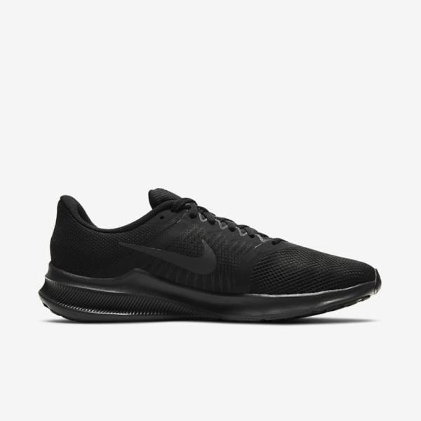 Men's Nike Downshifter 11 Road Running Shoes Black / Light Grey / Dark Grey | NK530JNQ