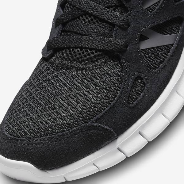 Men's Nike Free Run 2 Sneakers Black / Dark Grey / White | NK895WZK