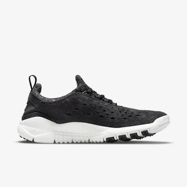 Men's Nike Free Run Trail Sneakers Black / White / Dark Grey | NK640DRX