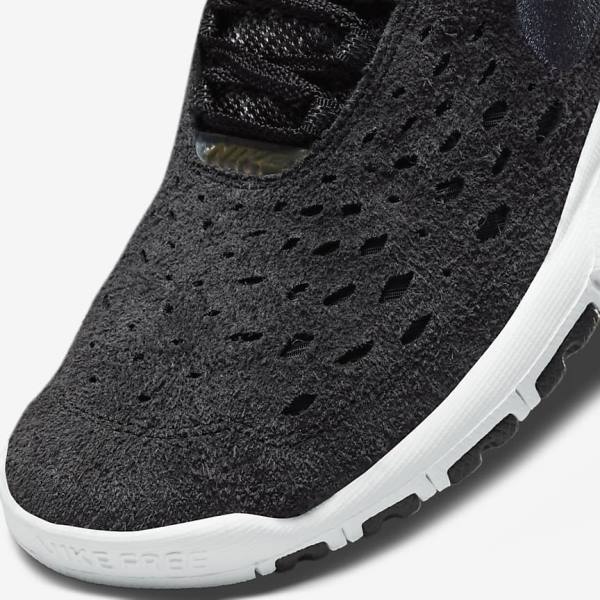 Men's Nike Free Run Trail Sneakers Black / White / Dark Grey | NK640DRX