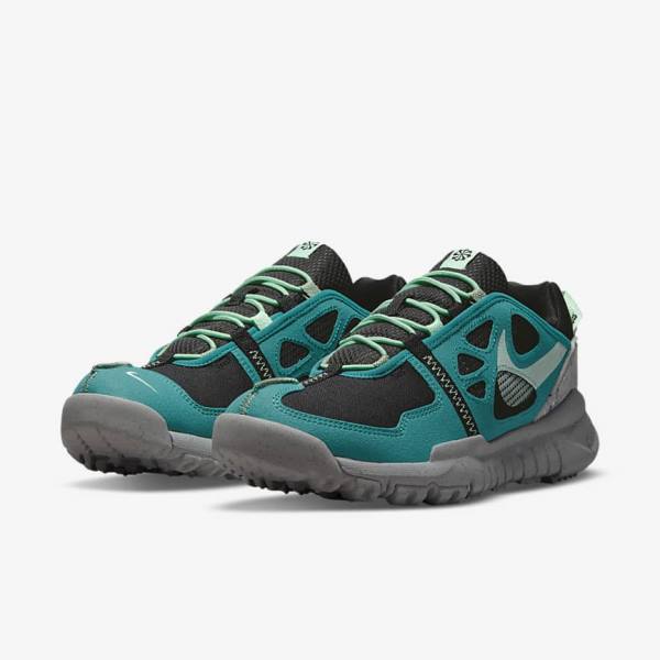 Men's Nike Free Terra Vista Sneakers Black / Green / Mint | NK354GRE