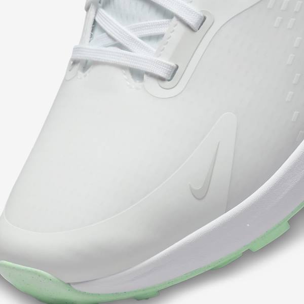 Men's Nike Infinity Pro 2 Golf Shoes White / Turquoise / Mint | NK602WFP