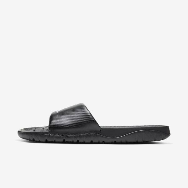 Men's Nike Jordan Break Slides Black / White | NK548KYF