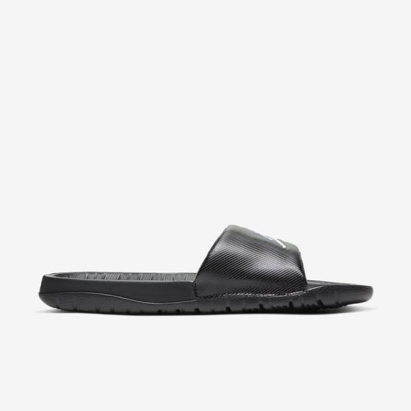 Men's Nike Jordan Break Slides Black / White | NK548KYF