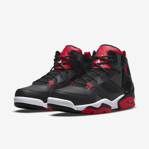 Men's Nike Jordan Flight Club 91 Sneakers Black / Red / White | NK796STZ