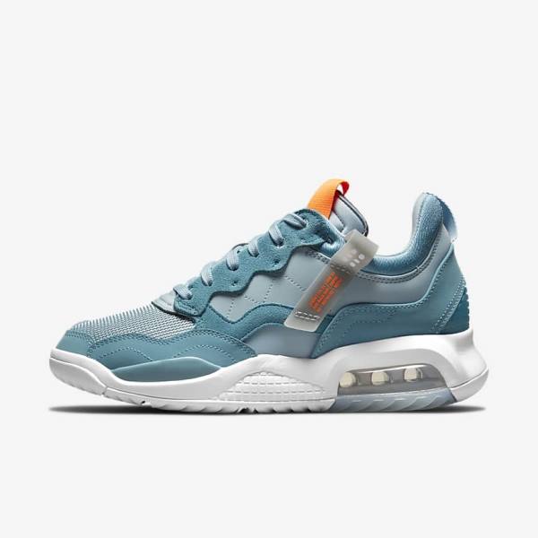 Men\'s Nike Jordan MA2 Jordan Shoes Light Blue / Grey / Orange | NK054LSP