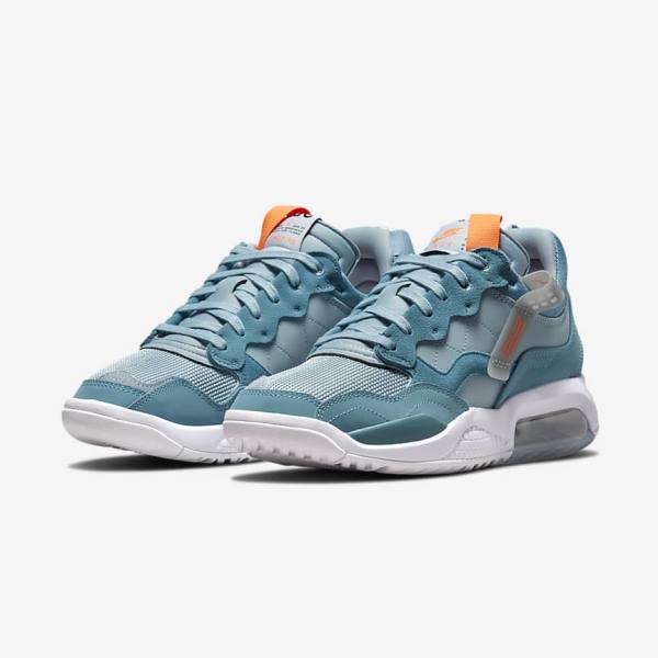 Men's Nike Jordan MA2 Sneakers Light Blue / Grey / Orange | NK365LDQ