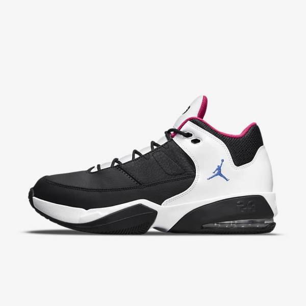 Men\'s Nike Jordan Max Aura 3 Sneakers Black / White / Pink / Blue | NK421KIR