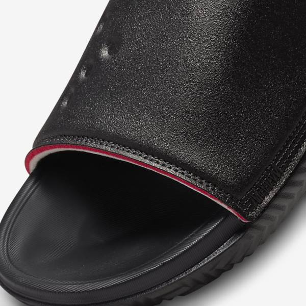 Men's Nike Jordan Play Slides Black / Red | NK143ANV