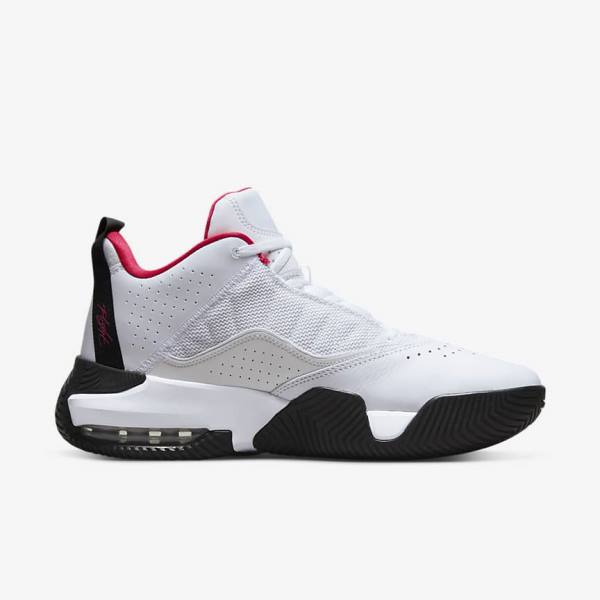 Men's Nike Jordan Stay Loyal Sneakers White / Black / Pink | NK091GKX