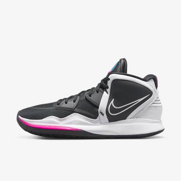 Men's Nike Kyrie Infinity Basketball Shoes Black / Grey / Pink / White | NK892CFI